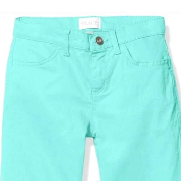 The Children's Place, Teal, Blue, Jean Shorts, Size 8/Slim, NWT - Picture 1 of 2